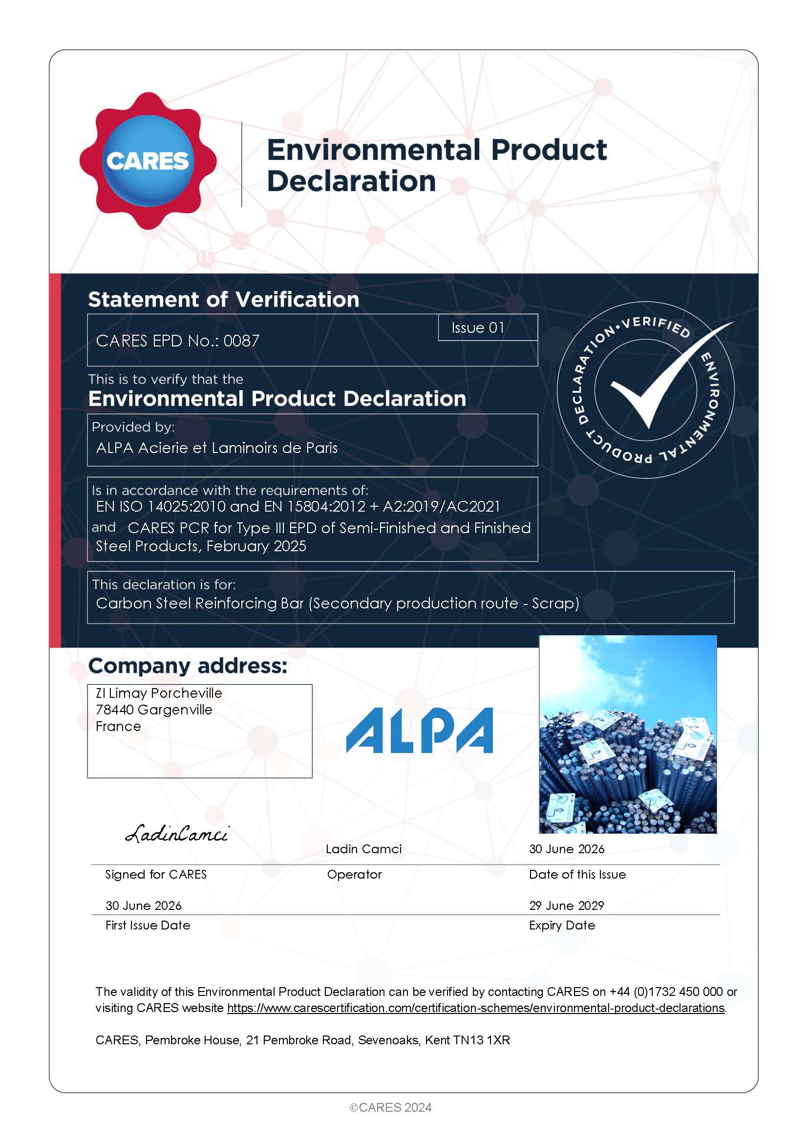 ALPA EPD